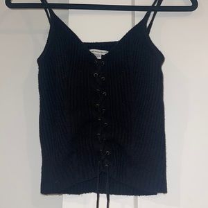 Black tank top from American eagle